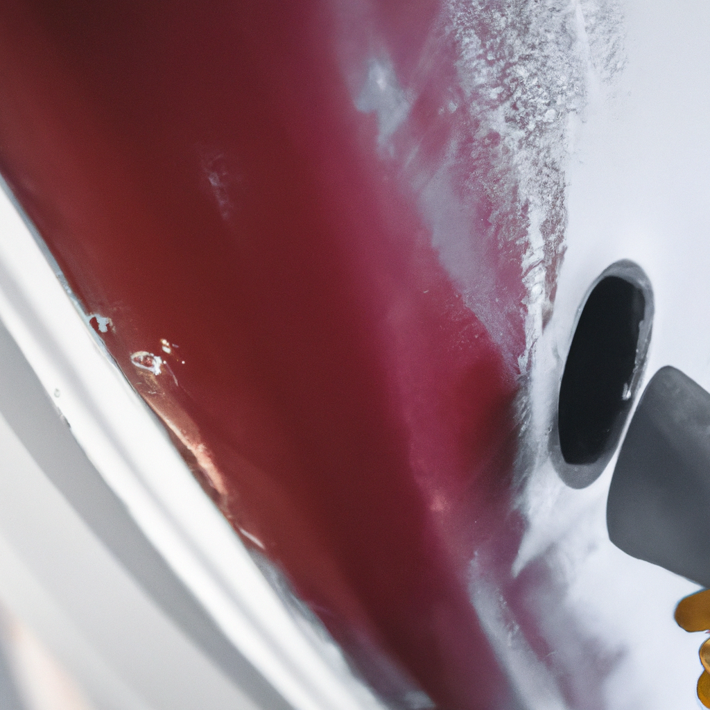 Riparazione scheggia gelcoat con micro stuccatura e lucidatura