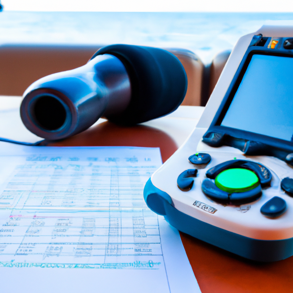 Perito nautico con checklist e strumenti per ispezione pre-acquisto